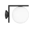 Image de FLOS OUTDOOR lampe murale ou au plafond d'extérieur IC C/W1 (Noir - Verre soufflé et métal)