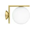 Image de FLOS OUTDOOR lampe murale ou au plafond d'extérieur IC C/W1 (Laiton - Verre soufflé et métal)