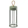 Image de FLOS lampe de table IN VITRO UNPLUGGED (2700K, vert clair - aluminium et verre)