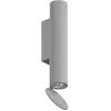 Image de FLOS OUTDOOR lampe murale pour l'extérieur FLAUTA RIGA H 225 mm (4000K, gris - Aluminium)