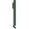 Image de FLOS OUTDOOR lampe murale pour l'extérieur FLAUTA RIGA H 500 mm (4000K, vert for 4000K, grigio - Aluminium)