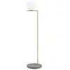 Image de FLOS OUTDOOR lampadaire d'extérieur IC F1 (Laiton, gris lave - Verre soufflé, métal et marbre)
