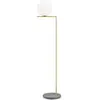 Image de FLOS OUTDOOR lampadaire d'extérieur IC F2 (Laiton, gris lave - Verre soufflé, métal et marbre)