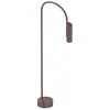 Image de FLOS OUTDOOR lampadaire d'extérieur CAULE BOLLARD 2 DIMMABLE DALI (Deep brown - Aluminium, verre et acier)