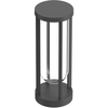 Image de FLOS OUTDOOR lampadaire d'extérieur IN VITRO BOLLARD 1 NO DIMMABLE (Anthracite - aluminium et verre)