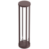 Image de FLOS OUTDOOR lampadaire d'extérieur IN VITRO BOLLARD 2 NO DIMMABLE (Deep brown - aluminium et verre)