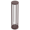 Image de FLOS OUTDOOR lampadaire d'extérieur IN VITRO BOLLARD 2 DIMMABLE DALI (Deep brown - aluminium et verre)