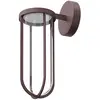 Image de FLOS OUTDOOR lampe murale IN VITRO WALL 2700K DIMMABLE DALI (Deep brown - aluminium et verre)