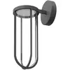 Image de FLOS OUTDOOR lampe murale IN VITRO WALL 2700K DIMMABLE DALI (Anthracite - aluminium et verre)