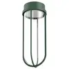 Image de FLOS OUTDOOR lampe au plafond pour l'extérieur IN VITRO CEILING DIMMABLE DALI (Forest green - aluminium et verre)