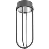 Image de FLOS OUTDOOR lampe au plafond pour l'extérieur IN VITRO CEILING DIMMABLE DALI (Anthracite - aluminium et verre)