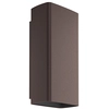 Image de FLOS OUTDOOR lampe murale applique pour extérieur CLIMBER 87 DOWN FLOOD (Deep brown 2700K - aluminium et verre)