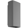 Image de FLOS OUTDOOR lampe murale applique pour extérieur CLIMBER 87 DOWN FLOOD (Anthracite 4000K - aluminium et verre)