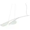 Image de FLOS lampe à suspension ALMENDRA S2 ORGANIC Y SHORT (Off-white - Aluminium)
