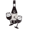 Image de ARTI E MESTIERI horloge murale CIN CIN (Noir - Métal)