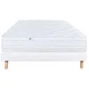 Image de LUXURY LITERIE - Ensemble matelas + sommier - THERMOTEC - 160 x 200 cm - Tapissier - Ferme - Face été/hiver