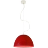 Image de IN-ES.ARTDESIGN lampe à suspension H2O NEBULITE (Rouge - Laprene, acier et Nebulite)