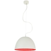 Image de IN-ES.ARTDESIGN lampe à suspenson H2O (Blanc / rouge - Laprene, acier et Nebulite)