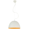 Image de IN-ES.ARTDESIGN lampe à suspenson H2O (Blanc / orange - Laprene, acier et Nebulite)