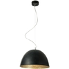 Image de IN-ES.ARTDESIGN lampe à suspenson H2O (Noir / DorNero / Ottone - Laprene, acier et Nebulite)