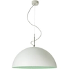 Image de IN-ES.ARTDESIGN lampe à suspension MEZZA LUNA 1 (Blanc / Turquoise - Laprene, acier et Nebulite)