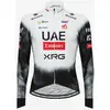 Image de Maillot UAE Team Emirates 2025 Réplique manches longues blanc noir - M