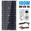 Image de TEMPSA Panneau Solaire 100W Monocristallin Flexible Chargeur Solaire