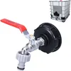 Image de Robinet de cuve de récupération deau 1000L   Adaptateur IBC S60X6   Raccord en plastique   Résistant à lacide et à la corrosion