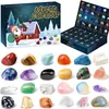 Image de Calendrier de lAvent - Collection de Pierres Précieuses - 24 Jours - Multicolore - Cadeau de Noël