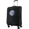 Image de Valise Souple METZELDER Trigone Ultra Leger & Grosse CAPACITE DE Chargement Garantie 1 an M NOIR M Taille Moyenne 67x42x28cm 79/90L