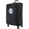 Image de Valise Souple METZELDER Trigone Ultra Leger & Grosse CAPACITE DE Chargement Garantie 1 an L Grande 79x47x32cm 115/130L 3 KG NOIR