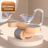 Image de abdo Roue abdo à rebondissement automatique 2 en 1 avec support pour coudes rouleau equipement dentraînement fitness 2