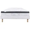 Image de LUXURY LITERIE - Ensemble matelas + sommier - SLEEPLUX - 140 x 190 cm - Tapissier - Ferme - Face été/hiver