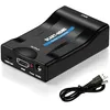 Image de Convertisseur Péritel vers HDMI - GENERIQUE - Adaptateur Audio Vidéo - Full HD 1080P - Noir