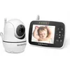 Image de MAGICFOX BabyPhone 3.5 LCD - Rotation 360° - Caméra zoom 1080p - Surveillance de Température - Berceuse - Vision Nocturne