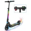 Image de Trottinette Électrique enfants Pour Cadeau EVERCROSS ev06C BleuVitesse Hauteur Réglables150WLED Multicolores6-12 Ans