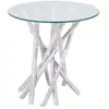 Image de Table basse bois blanc - décoration d'autrefois