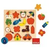 Image de Puzzle en bois dencastrement - Formes éducatives - DISET - 16 pièces - Mixte
