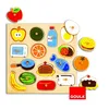Image de Puzzle en bois dencastrement Dedans & Dehors - DISET - 15 pièces - Pour enfants de 2 ans - Scène de vie