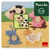 Image de Puzzle encastrement en bois : Les animaux de la ferme