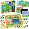 Image de Jeu de fiches Mosaïque danimaux - DISET - Pour enfant de 3 ans et plus - Multicolore