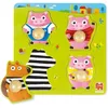 Image de Puzzle en Bois - GOULA - 59452 - 4 Pièces - 22x22 cm - Pour Enfants de 1 à 2 Ans