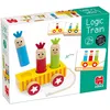 Image de Jouet Assemblable Goula Logic Train 24x24 Cm Multicolor Bois