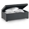 Image de Coffre de rangement - Diva - 117x63x43 cm - Résine recyclée - Résistant aux UV - Extérieur