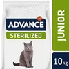 Image de Advance Sterilized Junior - Croquettes pour chat stérilisé 10 kg - Prévention du surpoids