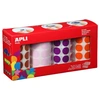 Image de Pack 4 Rouleaux Gommettes Xl Rond Mar/ro/ma/or