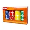 Image de Pack 4 Rouleaux Gommettes Xl En Bl/rou/ja/ver