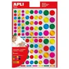 Image de Apli Agipa - Gommettes Rond 624 pastilles métallisées