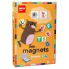 Image de Jeu éducatif - APLI Kids - Magnets Lettres - Design exclusif - 48 lettres magnétiques - 12 animaux magnétiques