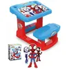 Image de Chicos- Bureau Spidey - Bureau pour Enfants avec Une Grande Surface de Travail et des Compartiments de Rangement Comprend 5